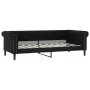 Schwarzes Schlafsofa aus Kunstleder, 90 x 190 cm von vidaXL, Betten und Lattenroste - Ref: Foro24-354234, Preis: 207,22 €, Ra...