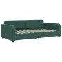 Dunkelgrünes Samtschlafsofa 100x200 cm von vidaXL, Betten und Lattenroste - Ref: Foro24-354067, Preis: 200,18 €, Rabatt: %