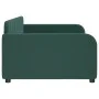 Sofá cama terciopelo verde oscuro 100x200 cm de vidaXL, Camas y somieres - Ref: Foro24-354067, Precio: 197,22 €, Descuento: %