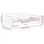 Dunkelgrünes Samtschlafsofa 100x200 cm von vidaXL, Betten und Lattenroste - Ref: Foro24-354067, Preis: 197,22 €, Rabatt: %
