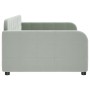 Sofá cama terciopelo gris claro 100x200 cm de vidaXL, Camas y somieres - Ref: Foro24-354065, Precio: 252,54 €, Descuento: %