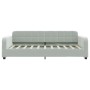 Hellgraues Samtschlafsofa 90x190 cm von vidaXL, Betten und Lattenroste - Ref: Foro24-354071, Preis: 183,97 €, Rabatt: %
