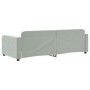 Hellgraues Samtschlafsofa 90x190 cm von vidaXL, Betten und Lattenroste - Ref: Foro24-354071, Preis: 183,97 €, Rabatt: %