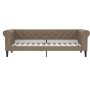 Schlafsofa aus Cappuccino-Kunstleder, 100 x 200 cm von vidaXL, Betten und Lattenroste - Ref: Foro24-354233, Preis: 245,62 €, ...