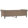 Cappuccino synthetic leather sofa bed 100x200 cm by vidaXL, Beds and slatted bases - Ref: Foro24-354233, Price: 244,86 €, Dis...