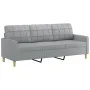 3-seater sofa in light gray fabric 180 cm by vidaXL, Sofas - Ref: Foro24-359099, Price: 250,34 €, Discount: %