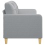 Sofá de 3 plazas de tela gris claro 180 cm de vidaXL, Sofás - Ref: Foro24-359099, Precio: 260,69 €, Descuento: %