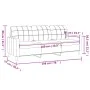 3-seater sofa in light gray fabric 180 cm by vidaXL, Sofas - Ref: Foro24-359099, Price: 250,34 €, Discount: %