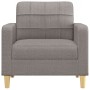 Taupe gray fabric armchair 60 cm by vidaXL, Sofas - Ref: Foro24-359082, Price: 157,02 €, Discount: %