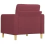 Red fabric armchair 60 cm by vidaXL, Sofas - Ref: Foro24-359081, Price: 138,80 €, Discount: %