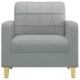Hellgrauer Stoffsessel 60 cm von vidaXL, Sofas - Ref: Foro24-359075, Preis: 142,33 €, Rabatt: %