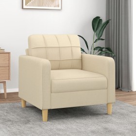 Cremefarbener Stoffsessel 60 cm von vidaXL, Sofas - Ref: Foro24-359077, Preis: 140,66 €, Rabatt: %