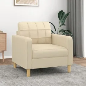 Cremefarbener Stoffsessel 60 cm von vidaXL, Sofas - Ref: Foro24-359077, Preis: 138,80 €, Rabatt: %