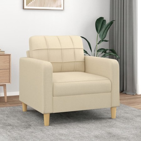 Cream fabric armchair 60 cm by vidaXL, Sofas - Ref: Foro24-359077, Price: 140,66 €, Discount: %