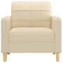 Cream fabric armchair 60 cm by vidaXL, Sofas - Ref: Foro24-359077, Price: 140,66 €, Discount: %