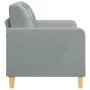 2 seater sofa in light gray fabric 120 cm by vidaXL, Sofas - Ref: Foro24-359083, Price: 188,35 €, Discount: %