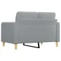 2 seater sofa in light gray fabric 120 cm by vidaXL, Sofas - Ref: Foro24-359083, Price: 188,35 €, Discount: %