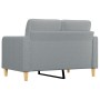 2-Sitzer-Sofa aus hellgrauem Stoff, 120 cm von vidaXL, Sofas - Ref: Foro24-359083, Preis: 201,11 €, Rabatt: %