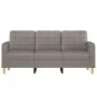 3-seater sofa in taupe gray fabric 180 cm by vidaXL, Sofas - Ref: Foro24-359106, Price: 257,69 €, Discount: %