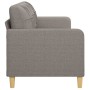 3-seater sofa in taupe gray fabric 180 cm by vidaXL, Sofas - Ref: Foro24-359106, Price: 259,18 €, Discount: %
