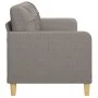 3-seater sofa in taupe gray fabric 180 cm by vidaXL, Sofas - Ref: Foro24-359106, Price: 257,69 €, Discount: %