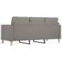 3-seater sofa in taupe gray fabric 180 cm by vidaXL, Sofas - Ref: Foro24-359106, Price: 257,69 €, Discount: %