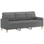 Dark gray 3-seater fabric sofa, 180 cm by vidaXL, Sofas - Ref: Foro24-359100, Price: 303,89 €, Discount: %