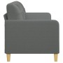Sofá de 3 plazas de tela gris oscuro 180 cm de vidaXL, Sofás - Ref: Foro24-359100, Precio: 315,75 €, Descuento: %
