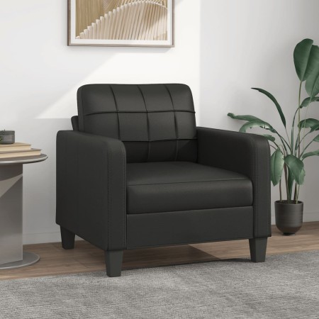 Schwarzer Kunstledersessel 60 cm von vidaXL, Sofas - Ref: Foro24-359107, Preis: 166,83 €, Rabatt: %
