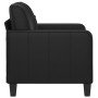 Schwarzer Kunstledersessel 60 cm von vidaXL, Sofas - Ref: Foro24-359107, Preis: 166,83 €, Rabatt: %