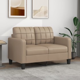 2-Sitzer-Sofa aus Kunstleder in der Farbe Cappuccino 120 cm von vidaXL, Sofas - Ref: Foro24-359116, Preis: 186,72 €, Rabatt: %