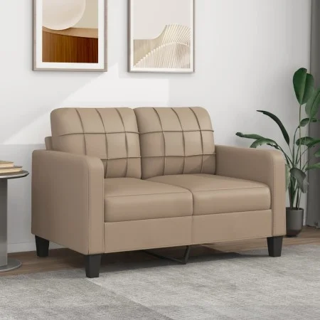 2-Sitzer-Sofa aus Kunstleder in der Farbe Cappuccino 120 cm von vidaXL, Sofas - Ref: Foro24-359116, Preis: 182,76 €, Rabatt: %