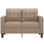 2-Sitzer-Sofa aus Kunstleder in der Farbe Cappuccino 120 cm von vidaXL, Sofas - Ref: Foro24-359116, Preis: 182,76 €, Rabatt: %
