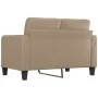 2-Sitzer-Sofa aus Kunstleder in der Farbe Cappuccino 120 cm von vidaXL, Sofas - Ref: Foro24-359116, Preis: 182,76 €, Rabatt: %