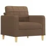 Brown fabric armchair 60 cm by vidaXL, Sofas - Ref: Foro24-359078, Price: 137,98 €, Discount: %
