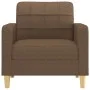 Brown fabric armchair 60 cm by vidaXL, Sofas - Ref: Foro24-359078, Price: 137,98 €, Discount: %