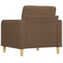 Brown fabric armchair 60 cm by vidaXL, Sofas - Ref: Foro24-359078, Price: 140,80 €, Discount: %