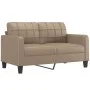 2-Sitzer-Sofa aus Kunstleder in der Farbe Cappuccino 140 cm von vidaXL, Sofas - Ref: Foro24-359121, Preis: 204,57 €, Rabatt: %