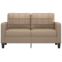 2-Sitzer-Sofa aus Kunstleder in der Farbe Cappuccino 140 cm von vidaXL, Sofas - Ref: Foro24-359121, Preis: 212,28 €, Rabatt: %