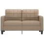 2-Sitzer-Sofa aus Kunstleder in der Farbe Cappuccino 140 cm von vidaXL, Sofas - Ref: Foro24-359121, Preis: 204,57 €, Rabatt: %
