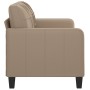 2-Sitzer-Sofa aus Kunstleder in der Farbe Cappuccino 140 cm von vidaXL, Sofas - Ref: Foro24-359121, Preis: 212,28 €, Rabatt: %