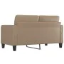 2-Sitzer-Sofa aus Kunstleder in der Farbe Cappuccino 140 cm von vidaXL, Sofas - Ref: Foro24-359121, Preis: 204,57 €, Rabatt: %