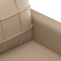 2-Sitzer-Sofa aus Kunstleder in der Farbe Cappuccino 140 cm von vidaXL, Sofas - Ref: Foro24-359121, Preis: 212,28 €, Rabatt: %