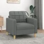 Sillón de tela gris oscuro 60 cm de vidaXL, Sofás - Ref: Foro24-359076, Precio: 140,20 €, Descuento: %