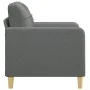 Sillón de tela gris oscuro 60 cm de vidaXL, Sofás - Ref: Foro24-359076, Precio: 140,20 €, Descuento: %