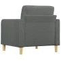 Sillón de tela gris oscuro 60 cm de vidaXL, Sofás - Ref: Foro24-359076, Precio: 140,20 €, Descuento: %