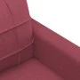 Red fabric 2-seater sofa 120 cm by vidaXL, Sofas - Ref: Foro24-359089, Price: 196,26 €, Discount: %
