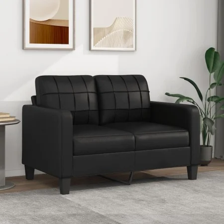 2-Sitzer-Sofa aus schwarzem Kunstleder, 120 cm von vidaXL, Sofas - Ref: Foro24-359112, Preis: 195,72 €, Rabatt: %
