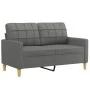 2-Sitzer-Sofa aus dunkelgrauem Stoff, 120 cm von vidaXL, Sofas - Ref: Foro24-359084, Preis: 217,88 €, Rabatt: %