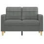 2-Sitzer-Sofa aus dunkelgrauem Stoff, 120 cm von vidaXL, Sofas - Ref: Foro24-359084, Preis: 217,88 €, Rabatt: %